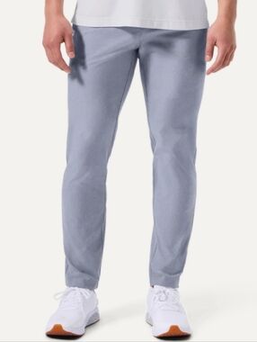 Public Rec Men's Dealmaker 5 Pocket Pants Size 42x32 Heather Chambray Blue